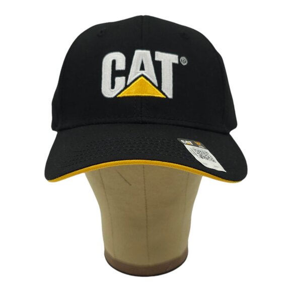 Caterpillar CAT Equipment Embroidered Logo Snapback Cap Trucker Baseball Hat NEW - Picture 9 of 13